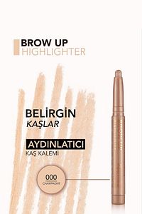Asansörlü Aydınlatıcı Kaş Kalemi Uçuk Kahve -brow Up Highlighter Pencil-000 Champagne-8690604622269 ürün fotoğrafı