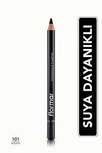 Mat Bitişli Suya Dayanıklı Göz Kalemi (SİYAH) - Waterproof Eyeliner - 101 Black Ice - 8690604109012 ürün fotoğrafı