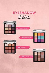 Mat & Işıltılı Kremsi Far Paleti - Eye Shadow Palette - 003 Sunset- 8682536048453 ürün fotoğrafı
