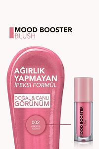 Yoğun Pigmentli Likit Allık (PEMBE) - Mood Booster Lbl. - 002 Immortal Flower - 8682536043717 ürün fotoğrafı