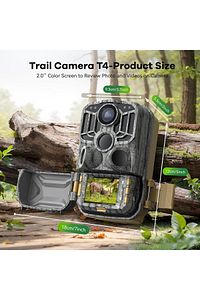Trail Oyun Kamerası - Gece Görüşlü 4K 48MP Av Kamerası 0.1s Tetik Hareket Aktif ürün fotoğrafı
