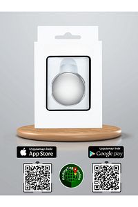 Hbb-k Beyaz Ios & Android Uyumlu Airtag Akıllı Gps Takip Cihazı ürün fotoğrafı