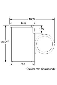 PROFİLO CMN12190TR ÇAM. MAK.-1200 DEV 9KG ürün fotoğrafı
