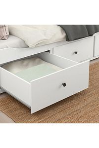 Hemnes 80x200 cm Açılabilir Divan Ve Saklama Alanı, Beyaz, Divan, Bazalı, Çekyat - EREGANTO ürün fotoğrafı