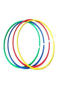 20 Adet Hulahop Renkli Hulahoop Çember 60 Cm Hulahop ürün fotoğrafı