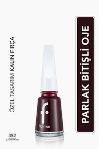 Klasik Parlak Bitişli Yüksek Pigmentli Oje -nail Enamel- 352 Blackstar Red New- 8682536035934 ürün fotoğrafı
