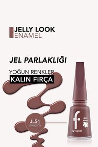 Jel Görünümlü Parlak Oje (kahve) - Jelly Look Nail Enamel - Jl54 Terracotta - 8690604568864 ürün fotoğrafı