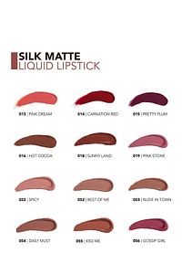 Kadife Dokulu Likit Mat Ruj - Silk Matte Liquid Lipstick - 012 TERRACOTTA - 8690604505395 ürün fotoğrafı