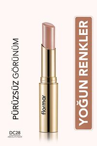 Kaşmir Dokulu Yarı Mat Stik Ruj (Açık Nude) - Deluxe Cashmere Lipstick Stylo - DC28 - 8690604185306 ürün fotoğrafı