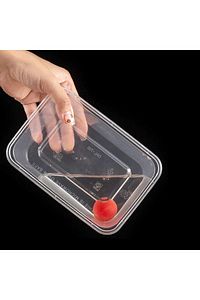 10 Adet Kapaklı Derin Dondurucuya Mikrodalgaya Uygun Sızdırmaz Saklama Kabı 1 Litre ürün fotoğrafı