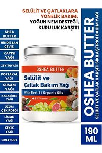 Procsın Oshea Butter Selülit Ve Çatlak Karşıtı Sıkılaştırıcı Bakım Yağı 190 Ml ürün fotoğrafı