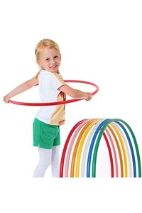 20 Adet Hulahop Renkli Hulahoop Çember 60 Cm Hulahop ürün fotoğrafı