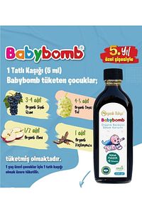 Babybomb Organik Besleyici Bebek Şurubu 230gr ürün fotoğrafı