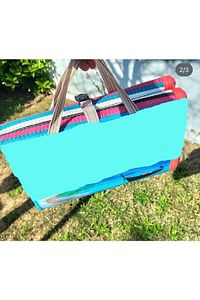 Portatif Hasır Kilim Kamp Piknik Çadır Içi Örtüsü 3m2 ürün fotoğrafı