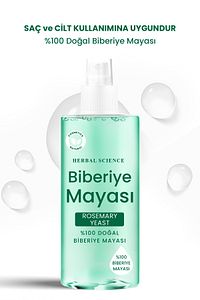 Biberiye Mayası(Suyu+Yağı) Yüksek Kalite Güçlendirici Saç Toniği Doğal ve Saf 200 ML ürün fotoğrafı