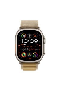 Watch Ultra 2 GPS + Cellular 49mm Natural Titanium Case with Tan Alpine Loop - Small ürün fotoğrafı