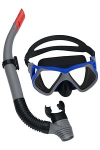 Dominator Pro Snorkel Set Dalış Maskesi Deniz Yüzücü Gözlüğü Gözlük Maske - Mavi - (14 Yaş Üstü ) ürün fotoğrafı