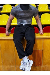 Oversize Mesh Spor Lastik Paça Eşofman altı ürün fotoğrafı