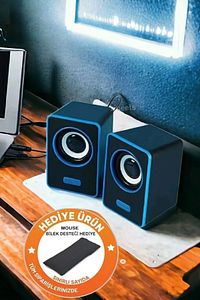 Bilgisayar Hoparlörü Pc Laptop Notebook Telefon Hoparlör 3.5 Mm Jack Usb Speaker 1 1 Ses Sistemi ürün fotoğrafı