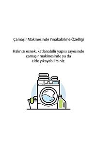 Boncuk Gri Kaymaz Taban Oda Salon Koridor Mutfak Halı Yolluk ürün fotoğrafı