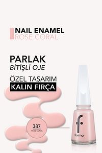 Klasik Parlak Bitişli Yüksek Pigmentli Oje-nail Enamel- 397 Rose Coral New- 8682536035972 ürün fotoğrafı