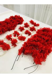 Nedime Bileklik Ve Nedime Taç Set (28 PARÇA) ürün fotoğrafı
