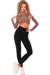 Kadın Toparlayıcı Yüksek Bel Siyah Spor Tayt – Esnek & Fit ürün fotoğrafı
