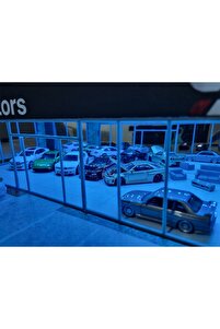 Kişileştirilebilir Showroom Galeri diorama  Led Aydınlatmalı 1 64 Hot Wheels Uyumlu ürün fotoğrafı