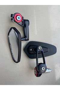 Moto Aura -motosiklet Gidon Aynası Kırmızı ürün fotoğrafı