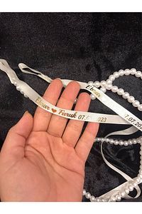 Söz & Nişan Incili Yüzük Kurdelesi (k-07t) ürün fotoğrafı