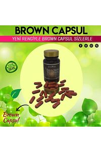 Brown Tea Bitkisel Form Kapsül Browntea ürün fotoğrafı