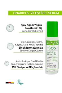 Sos Serum Sivilce Siyah Nokta Akne Sinek Isırması Cilt Problemi Onarıcı Çay Ağacı Yağı Cilt Serumu ürün fotoğrafı