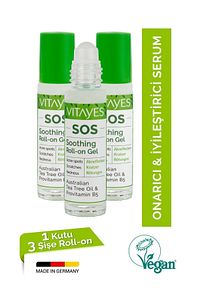 Sos Serum Sivilce Siyah Nokta Akne Sinek Isırması Cilt Problemi Onarıcı Çay Ağacı Yağı Cilt Serumu ürün fotoğrafı