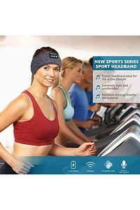 Bluetooth Spor Kafa Bandı Kablosuz Uyku Kulaklıkları Egzersiz Müzik Saç Bandı, Hediye ürün fotoğrafı