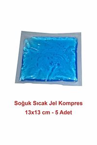 5 Adet Soğuk Sıcak Jel Kompres Termojel 13x13 Cm Brk0038 ürün fotoğrafı