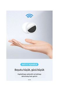 Smart Finder Airtag Akıllı Takip Cihazı - Android ve İos Uyumlu (Anahtarlık Hediye) ürün fotoğrafı