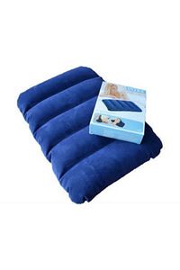 Şişme Yastık Kadife Kaplı Şişme Minder 43x28x9cm- ürün fotoğrafı