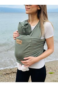 Anakucağı Cepli Bebek Taşıma Şalı, Bebek Askısı Sling ürün fotoğrafı