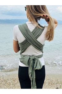Anakucağı Cepli Bebek Taşıma Şalı, Bebek Askısı Sling ürün fotoğrafı