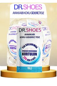 3 Adet Ayak Koku Giderici - Ayakkabı Koku Giderici Toz 120 Gün Etkili.DR.SHOES ile Ayak Kokusuna Son ürün fotoğrafı