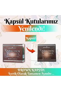 Brown Tea Bitkisel Form Kapsül Browntea ürün fotoğrafı