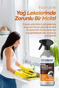 Clean Ultra Güçlü Mutfak Yüzey Temizleyici ve Yağ Sökücü Limon Kokulu Sprey 750 ml ürün fotoğrafı