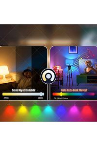 10w Led Ampul Çok Renkli ürün fotoğrafı