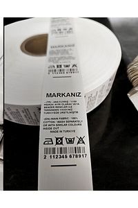 Sb Etiket Japon Akmaz Yıkama Etiketi Yıkama Talimatı Marka Etiketi 3 X 7 Cm 1000 Adet ürün fotoğrafı
