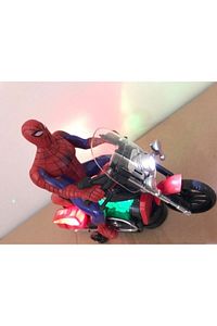 Spiderman Pilli Işıklı Motorlu Örümcek Adam ürün fotoğrafı