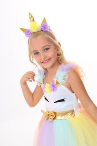 Unicorn Elbisesi Tarlatanlı Kabarık Model ürün fotoğrafı