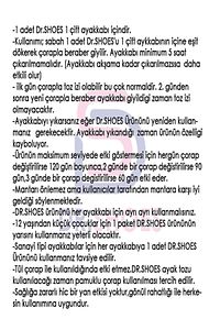 3 Adet Ayak Koku Giderici - Ayakkabı Koku Giderici Toz 120 Gün Etkili.DR.SHOES ile Ayak Kokusuna Son ürün fotoğrafı