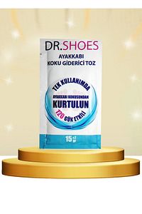 3 Adet Ayak Koku Giderici - Ayakkabı Koku Giderici Toz 120 Gün Etkili.DR.SHOES ile Ayak Kokusuna Son ürün fotoğrafı