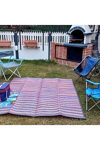 Portatif Hasır Kilim Kamp Piknik Çadır Içi Örtüsü 3m2 ürün fotoğrafı