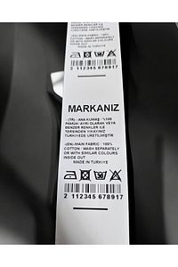 Sb Etiket Japon Akmaz Yıkama Etiketi Yıkama Talimatı Marka Etiketi 3 X 7 Cm 1000 Adet ürün fotoğrafı